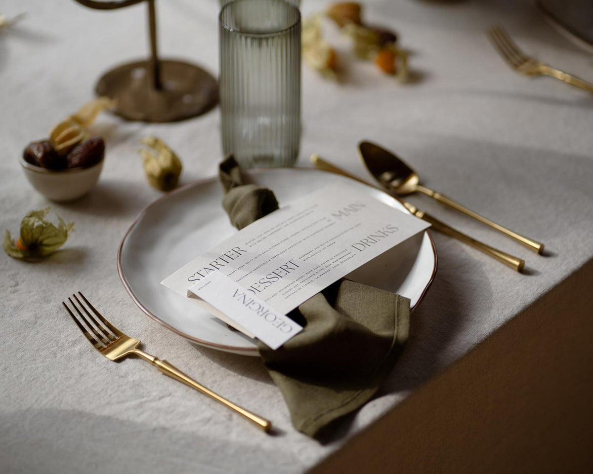 Paris Gold Stainless Steel Cutlery Sets x16/24 pieces