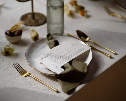 Paris Gold Stainless Steel Cutlery Sets x16/24 pieces